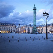 Stroll Along Place Vendôme.