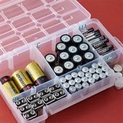 Tackle Box for Battery Storage