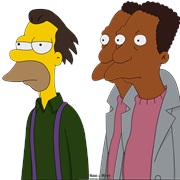 Lenny Leonard and Carl Carlson