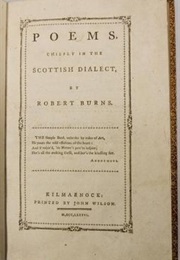 Poems, Chiefly in the Scottish Dialect (Robert Burns)