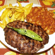 Pljeskavica (Meat Patty) - Serbia