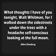 "A Supermarket in California" by Allen Ginsberg