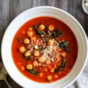 Chickpea Tomato Rosemary Soup