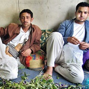 Qat Chewing in Yemen