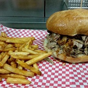 Big Fatty&#39;s BBQ: 2 Lb Pulled Pork Sandwich and Fries in an Hour