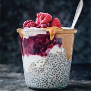 Chia Pudding Parfait With Yogurt