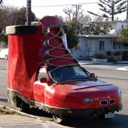 Red Boot Vehicle