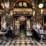 Oldest Continuously Open Coffee Shop - Cafe Florian, Venice, Italy