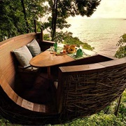 Treepod Dining at Soneva Kiri, Thailand