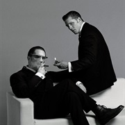 Reggie and Ronnie Kray