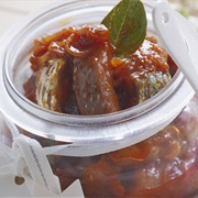 Tomatsild (Tomato Pickled Herring)