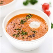 Tomato Pepper Quinoa Soup