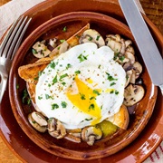 Fried Egg Mushroom Toast