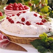 Raspberry Soda Cracker Pie
