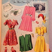 Bette Davis Paper Dolls