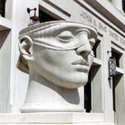 Empty Head of Blind Justice, Lafayette