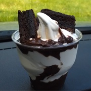 Burger King Warm Oreo Brownie Sundae