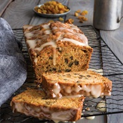 Spiced Carrot Bread With Golden Raisins and Glaze