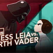 Star Wars Galaxy of Adventures: "Princess Leia vs. Darth Vader - A Fearless Leader"