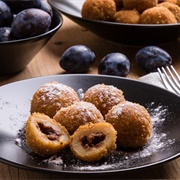 Szilvásgombóc (Hungarian Plum Dumplings)