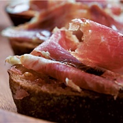 Tomato & Iberico Ham Crostini