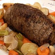 Sunday Oven Roasted Beef With Potatoes and Carrots