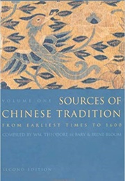 Sources of Chinese Tradition (Various)