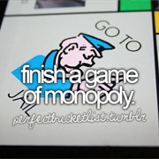 Finish a Game of Monopoly