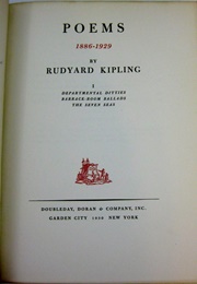 Poems (Rudyard Kipling)