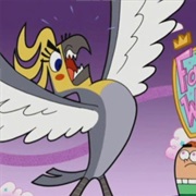 Chuckles the Fairy Eating Cockatiel