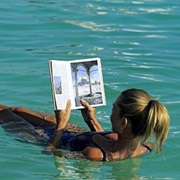 Float in the Dead Sea