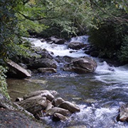 Relax by a Mountain River in Maggie Valley, North Carolina
