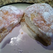 White Cream Filled Donuts