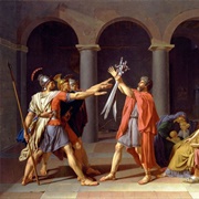 Jacques-Louis David: Oath of the Horatii (1784-1785) Musée Du Louvre, Paris