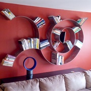 Metal Spiral Bookshelf
