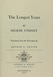 The Longest Years (Sigrid Undset)