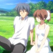 Tomoya and Nagisa