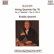 Haydn: String Quartet in B Flat Major, Op. 76 No. 4 "Sunrise"