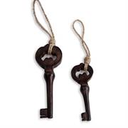 Chiave Di Legno Natalizia