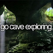 Go Cave Exploring and Swimming
