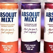 Absolut Mixt Berry Coolers
