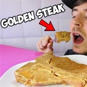 Eat Edible Gold Steak