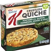 Special K Portabella, Kale & Quinoa Quiche