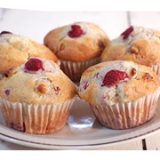 Raspberry White Chocolate Muffins