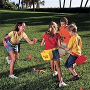 Try to Throw Balls Inside Eachothers Baskets