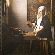 Vermeer: Woman Holding a Balance