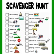 Go on a Scavenger Huny
