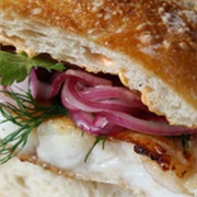 Flounder Sandwich