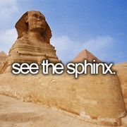 See the Sphinx
