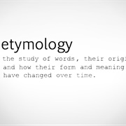 Etymology